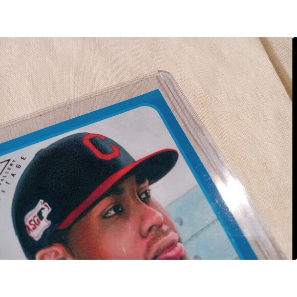 5/$25 Francisco Lindor 2019 Topps Gallery Heritage Blue # 82/99 - Picture 5 of 10